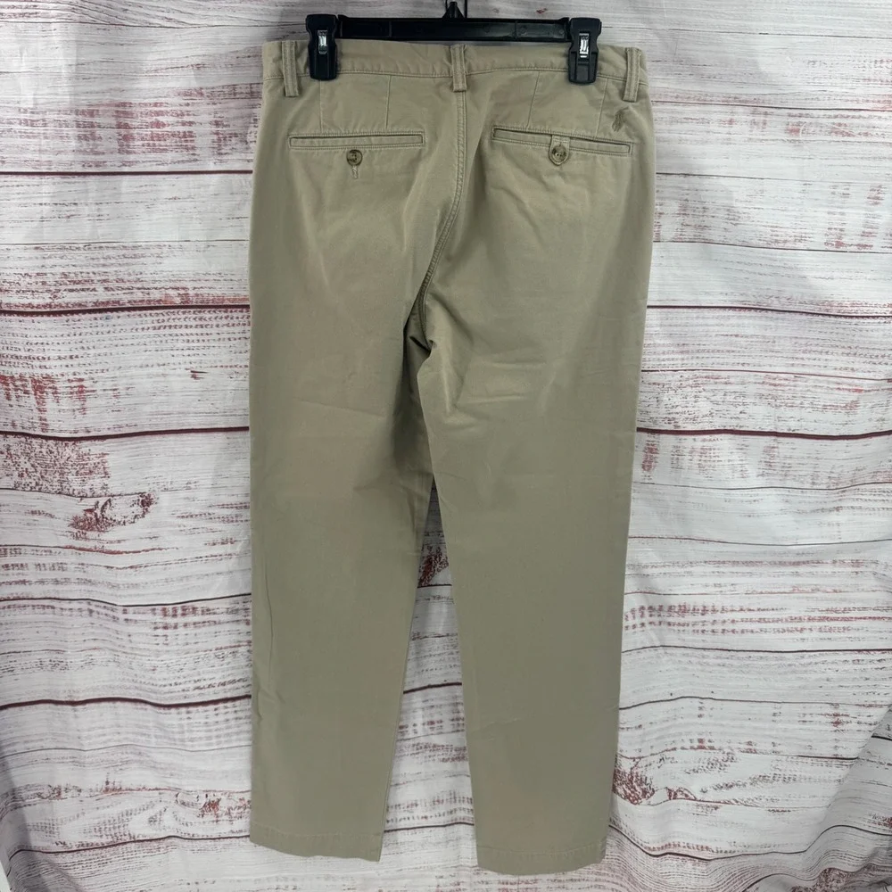 Polo Ralph Lauren Pants Mens 30x32 Stretch Straight Fit Chino Khaki Tan